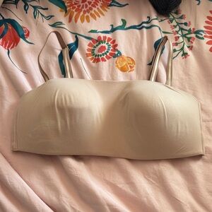 Victoria's Secret Beige Strapless Convertible Bra